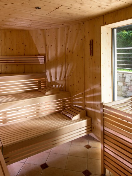 Un bagno di relax nell’area saune
